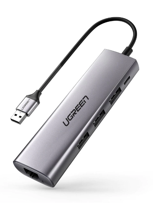 Docking station Ugreen CM266 conectare PC USB 3.0 USB 3.0 x 3 gri thumb