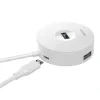 Hub Extern Baseus Airjoy USB 3.0 x 1 + USB 2.0 x 3 conectare prin USB 3.0 lungime Cablu 10 cm Alb