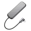 Hub Extern Baseus Multi-Functional USB 3.0 x 4 + USB Type-C PC 20V/3A conectare prin Type-C Gri