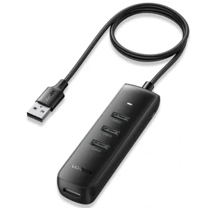 Hub extern Ugreen CM416 USB 3.0 x 4 conectare prin USB 3.0 1m negru