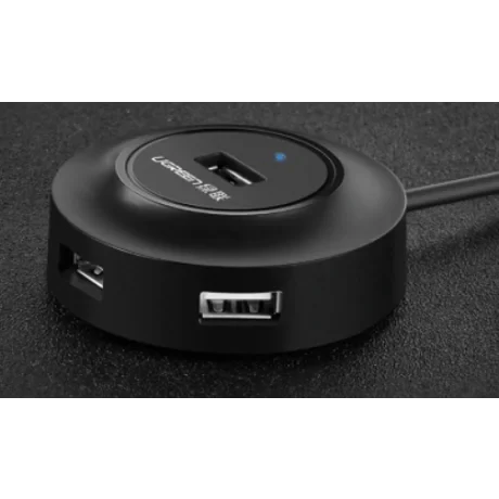 Hub extern Ugreen CR106 USB 2.0 x 4 conectare prin USB 2.0 1m negru