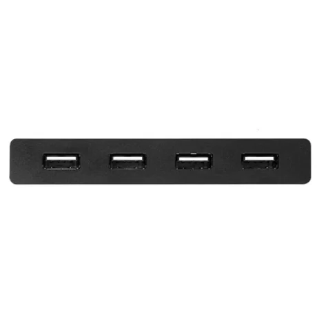 Hub extern Ugreen US216 USB 2.0 x 4 conectare prin 2 x USB 1.5m negru