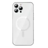 Set Husa Cover +Folie Sticla Baseus Crystal Magnetic pentru Iphone 13 Pro Transparent