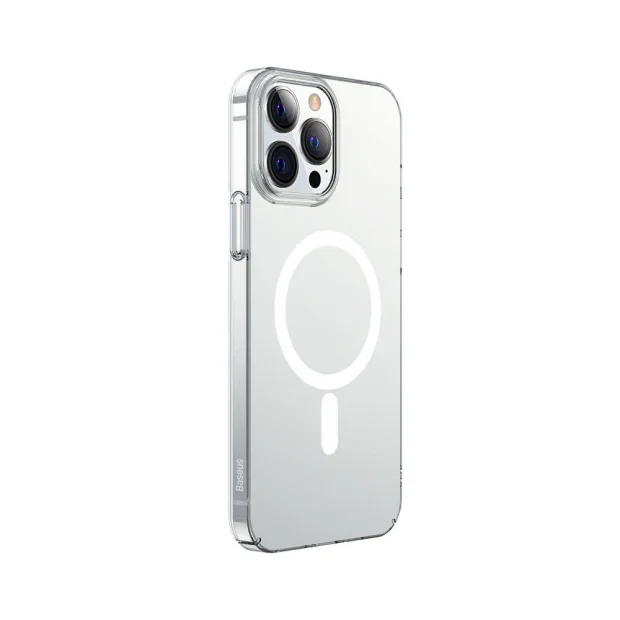 Husa Cover Baseus Crystal Magnetic pentru Iphone 13 Pro Max Transparent