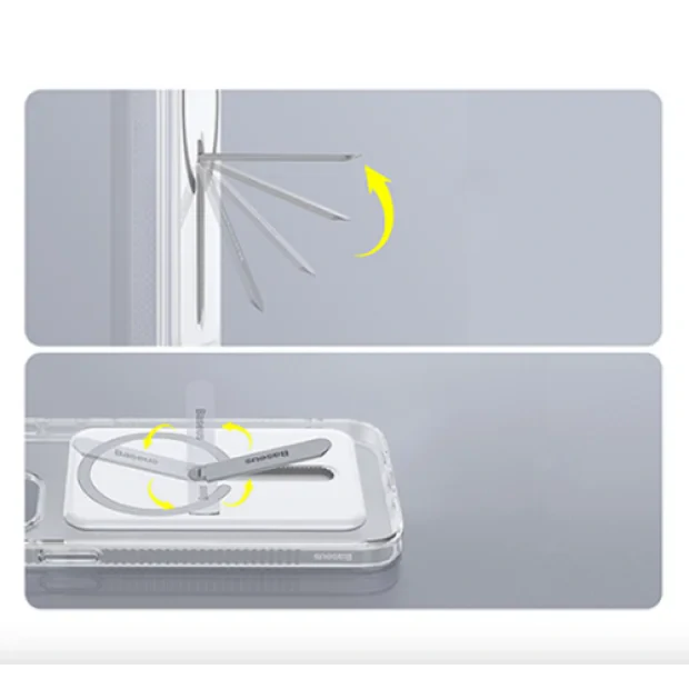 Husa Cover Baseus Magnetic pentru iPhone 13 Pro Transparent