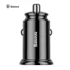 Incarcator Auto Baseus Circular Plastic PPS 1 x USB si 1 x USB Type-C total output 30W Negru
