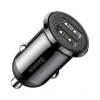 Incarcator Auto Baseus Grain Pro 2 x USB 5V/2.4A Negru