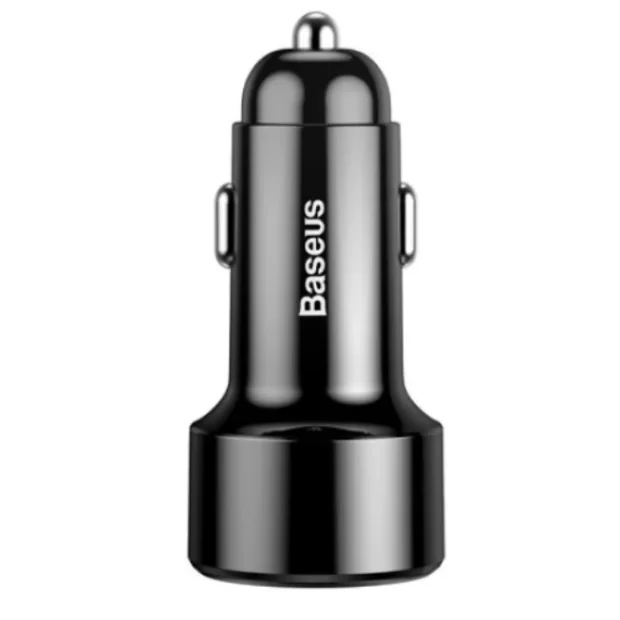 Incarcator Auto Baseus Magic Series PPS 1 x USB si 1 x USB Type-C total output 45W 6A afisaj digital Negru