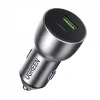 Incarcator auto Ugreen CD213 1 x USB si 1 x USB Type-C albastru