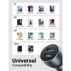Incarcator auto Ugreen CD213 2 x USB Type-C gri