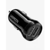 Incarcator auto Ugreen ED018 2 x USB negru