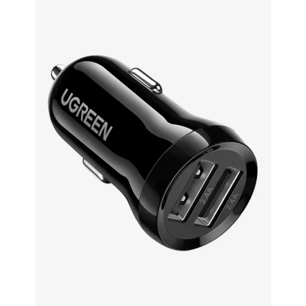 Incarcator auto Ugreen ED018 2 x USB negru