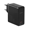 Incarcator Retea Baseus GaN2 Fast Charge 100W 1 x USB Type-C  5V/3A include Cablu USB Type-C la USB Type-C 1.5m Negru
