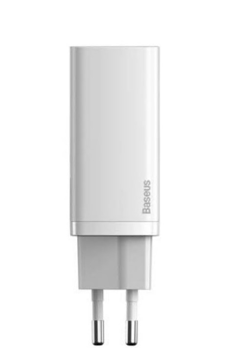 Incarcator Retea Baseus GaN2 Lite Quick Charge 65W 1 x USB - 1 x USB Type-C 5V/3A Alb thumb