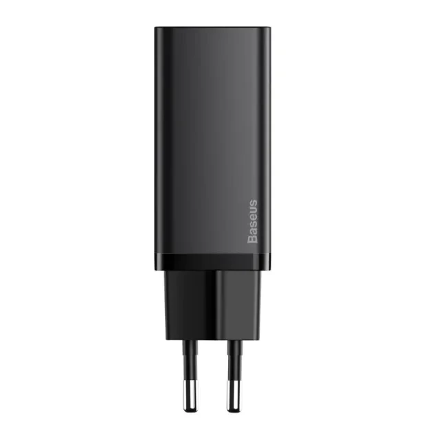 Incarcator Retea Baseus GaN2 Lite Quick Charge 65W 1 x USB - 1 x USB Type-C Negru