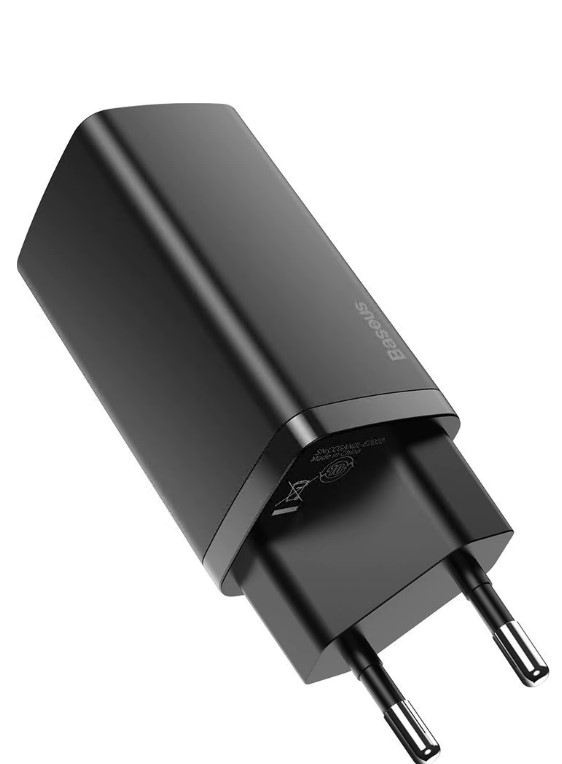 Incarcator Retea Baseus GaN2 Lite Quick Charge 65W 1 x USB - 1 x USB Type-C Negru thumb