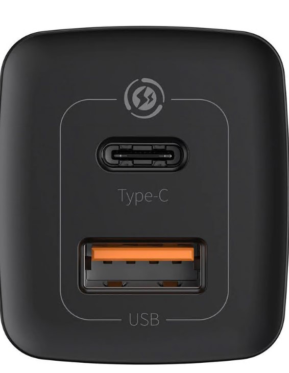 Incarcator Retea Baseus GaN2 Lite Quick Charge 65W 1 x USB - 1 x USB Type-C Negru thumb