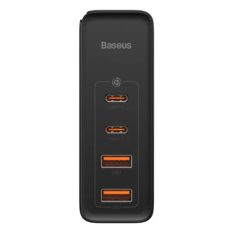 Incarcator Retea Baseus GaN2 Pro Quick Charge 3.0 100W 2 x USB Type-C 2 x USB 5V/3A Negru