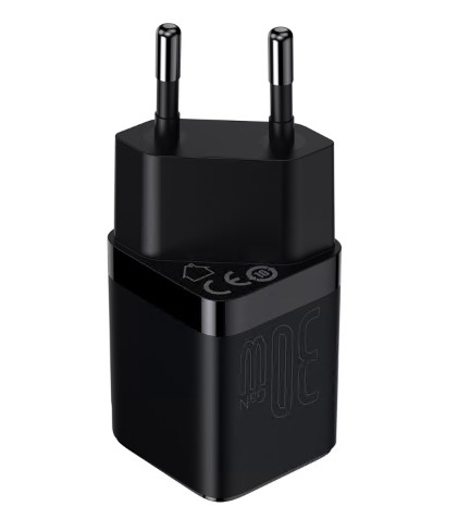 Incarcator Retea Baseus GaN3 Quick Charge 30W 1 x USB Type-C 5V/3A Negru thumb