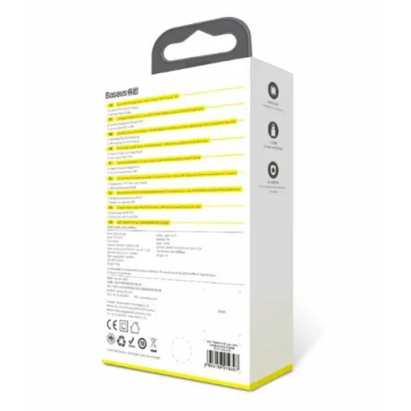 Incarcator Retea Baseus Speed Mini Dual U Travel 2 x USB 5V/2.1A include Cablu USB la Lightning Iphone 1m Negru