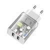 Incarcator Retea Baseus Speed Mini Quick Charge 10.5W 2 x USB 5V/2.1A Alb