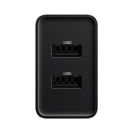 Incarcator Retea Baseus Speed Mini Quick Charge 10.5W 2 x USB 5V/2.1A Negru