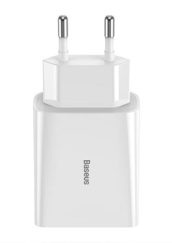 Incarcator Retea Baseus Speed Mini Quick Charge 20W 1 x USB Type-C 5V/3.0A Alb thumb