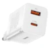 Incarcator Retea Baseus Super Si Pro Quick Charge 30W 1 x USB - 1 x USB Type-C 5V/3A Alb