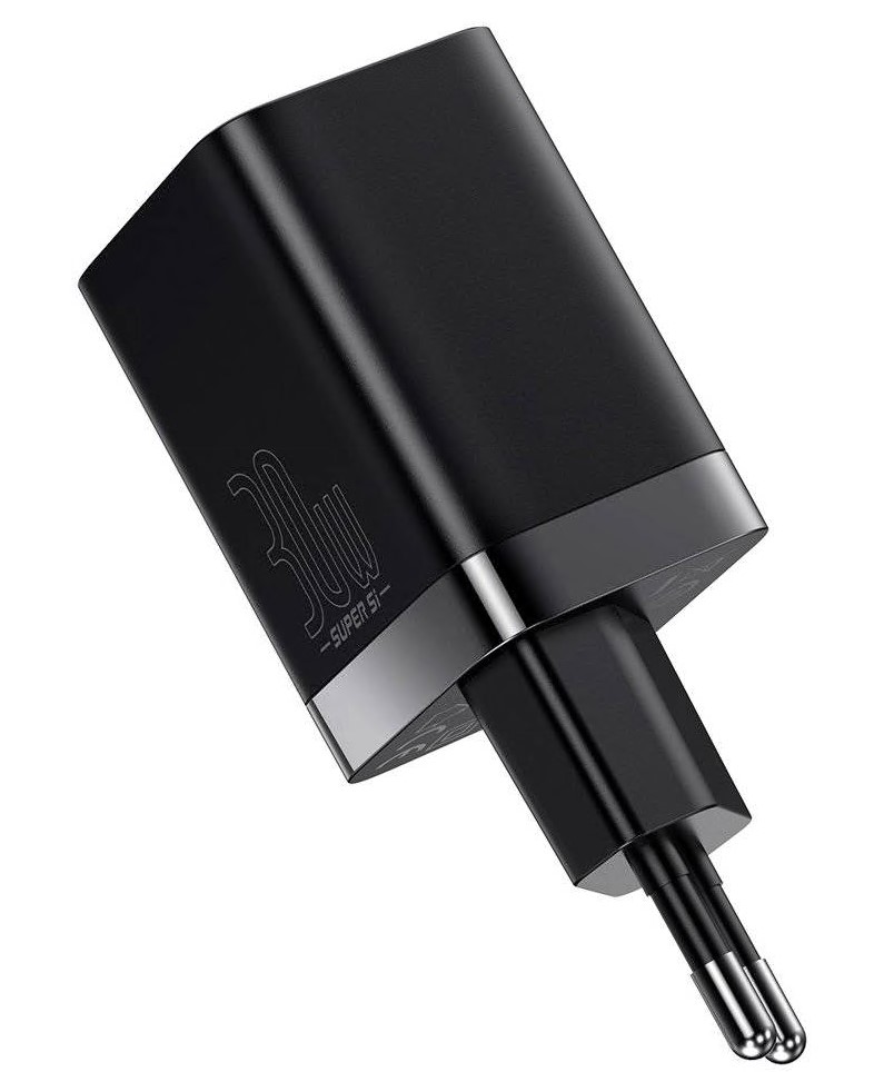Incarcator Retea Baseus Super Si Pro Quick Charge 30W 1 x USB - 1 x USB Type-C 5V/3A Negru thumb