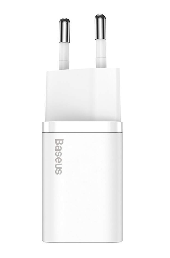 Incarcator Retea Baseus Super Si Quick Charge 25W 1 x USB Type-C 5V/3A Alb thumb