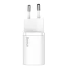 Incarcator Retea Baseus Super Si Quick Charge 25W 1 x USB Type-C 5V/3A Alb