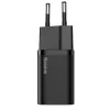 Incarcator Retea Baseus Super Si Quick Charge 25W 1 x USB Type-C 5V/3A Negru