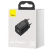 Incarcator Retea Baseus Super Si Quick Charge 25W 1 x USB Type-C 5V/3A Negru