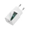 Incarcator Retea Baseus Super Si Quick Charge 30W 1 x USB Type-C si 1 x USB 5V/3A Alb