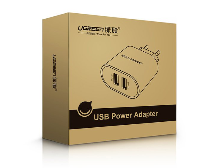 Incarcator retea Ugreen CD104 QC 2 x USB alb thumb