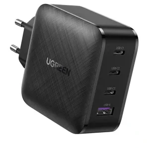 Incarcator retea Ugreen CD104 QC3.0 3 x USB Type-C 1 x USB-A negru