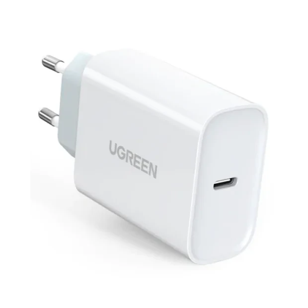 Incarcator retea Ugreen CD127 QC 1 x USB Type-C alb