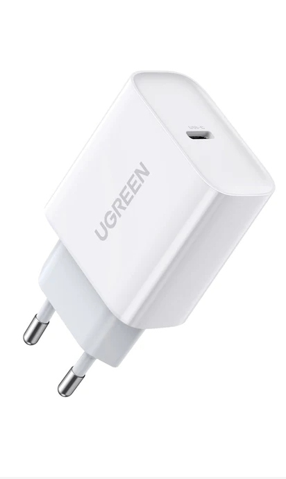 Incarcator retea Ugreen CD137 QC 1 x USB Type-C alb thumb