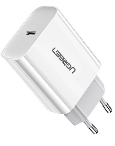 Incarcator retea Ugreen CD137 QC 1 x USB Type-C alb thumb