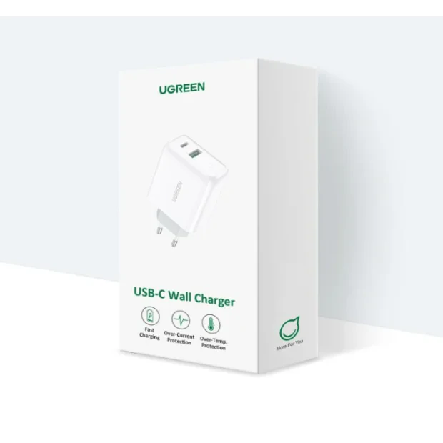 Incarcator retea Ugreen CD170 QC USB Type-C alb