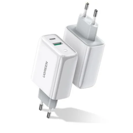 Incarcator retea Ugreen CD170 QC USB Type-C alb