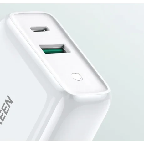 Incarcator retea Ugreen CD170 QC USB Type-C alb