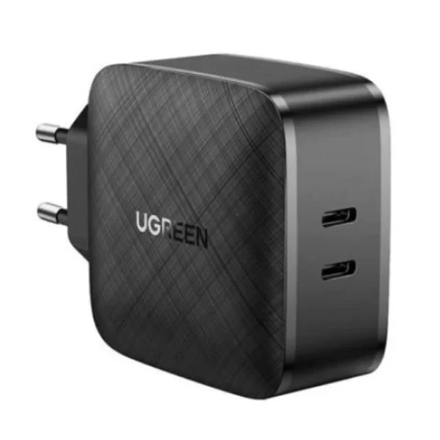 Incarcator retea Ugreen CD216 QC 2 x USB Type-C negru