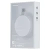 Incarcator Wireless Baseus Jelly Qi 15W include Cablu Type-C la USB Alb