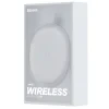 Incarcator Wireless Baseus Jelly Qi 15W include Cablu Type-C la USB Alb