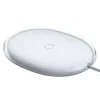 Incarcator Wireless Baseus Jelly Qi 15W include Cablu Type-C la USB Alb