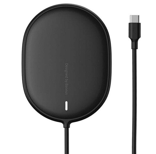 Incarcator Wireless Baseus Light Qi 15W incarcare MagSafe Iphone 12/13 include Cablu USB Type-C la USB Type-C 1.5m Negru thumb