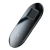 Incarcator Wireless Baseus Simple 2 in 1 Qi 18W include Cablu Type-C la USB Negru