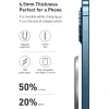 Incarcator Wireless Baseus Simple Qi 15W incarcare MagSafe iPhone 12 Mini/12/12 Pro/12 Pro Max include Cablu Type-C de 1.5m Alb