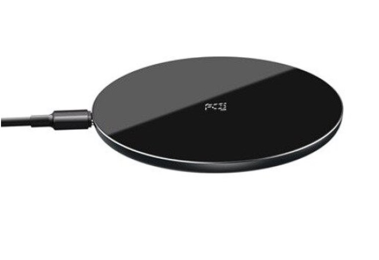 Incarcator Wireless Baseus Simple Qi 15W include Cablu Type-C la Type-C 1m Negru thumb